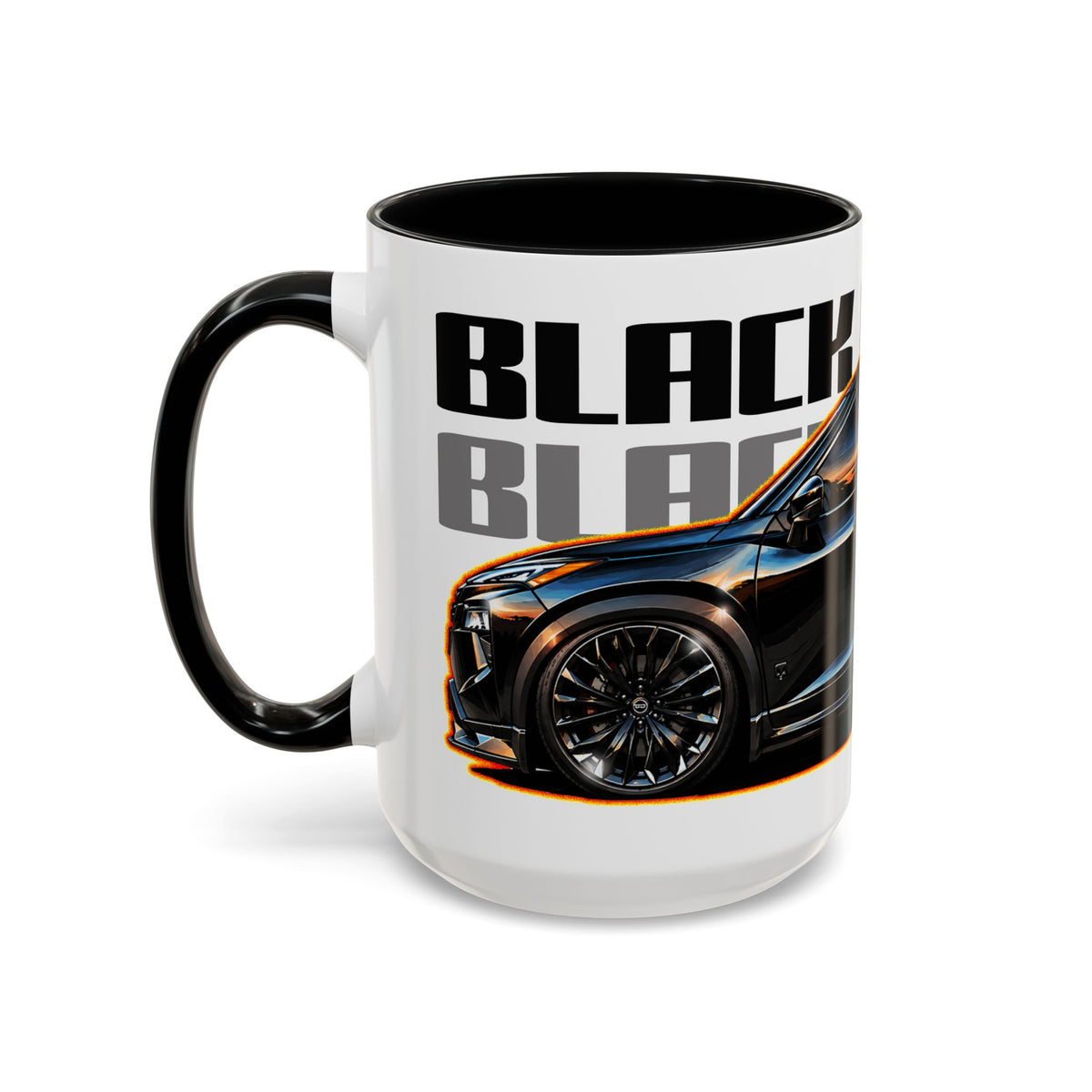 NISSAN ROGUE 2026 Black Armor Edition Collectible Fireball Art Coffee Mug - 2 Sizes