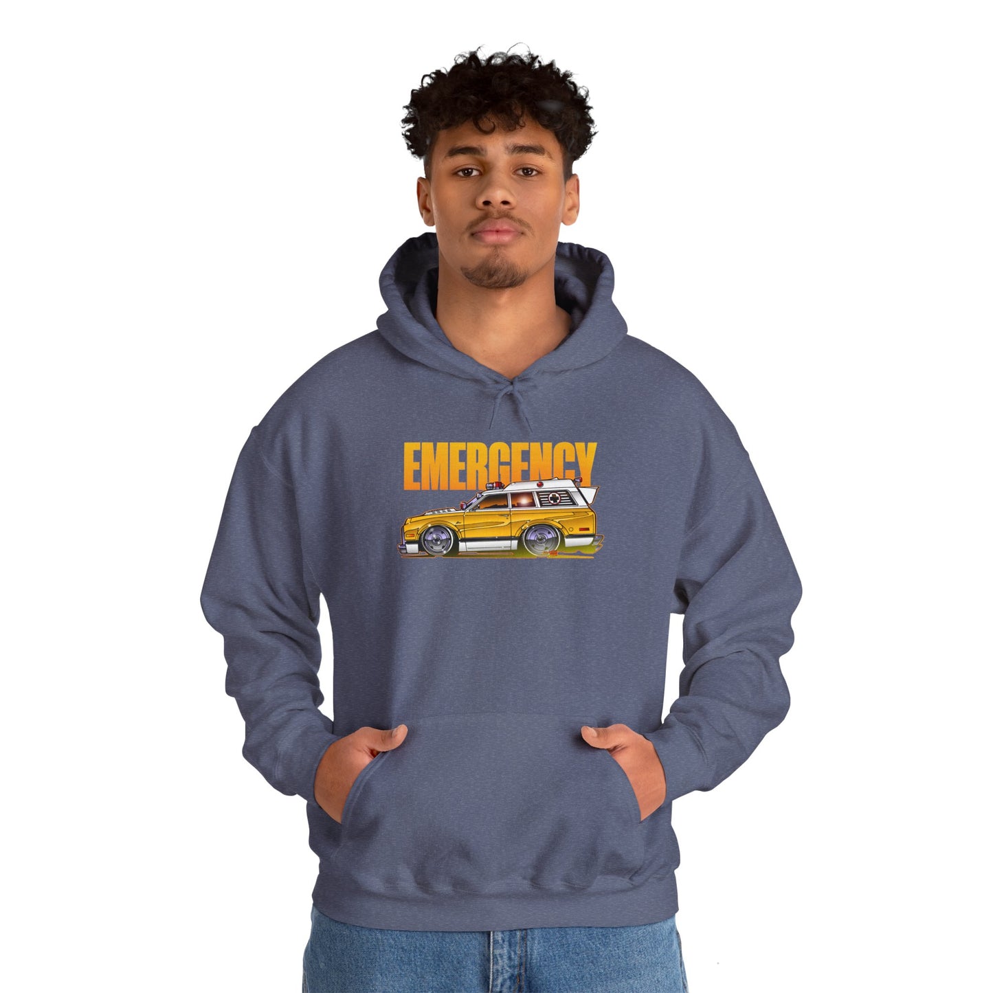 EMERGENCY AMBULANCE TV Show Concept Art Hooded Sweatshirt 9 Colors