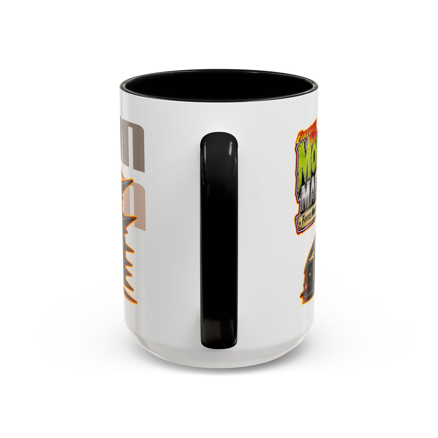 MONSTER MACHINES Wufman Halloween Collectible Fireball Art Coffee Mug - 2 Sizes