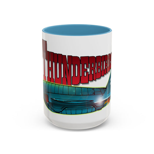 THUNDERBIRDS Thunderbird 2 Spaceship Concept Art Coffee Mug 11 & 15oz-Mug-Fireball Tim Garage