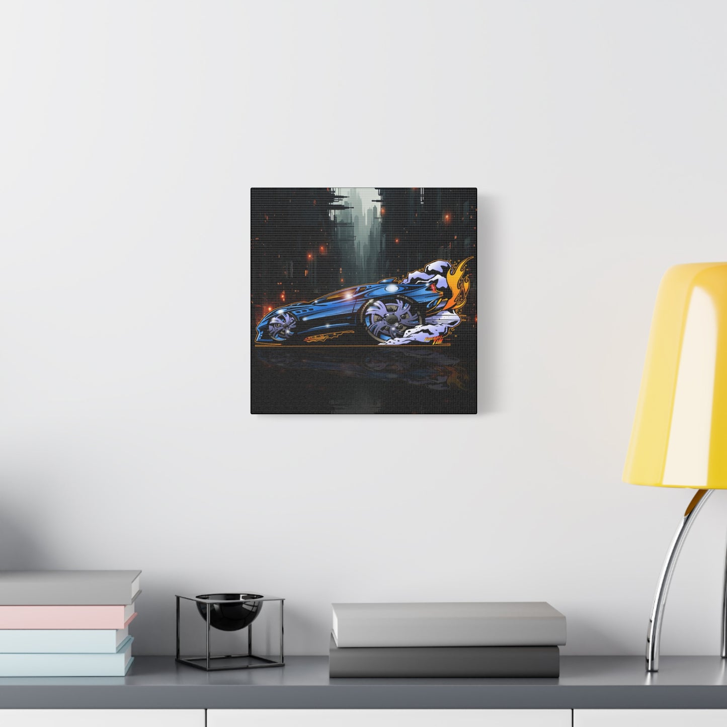 MASERATI FLAME Fireball Art Canvas Print