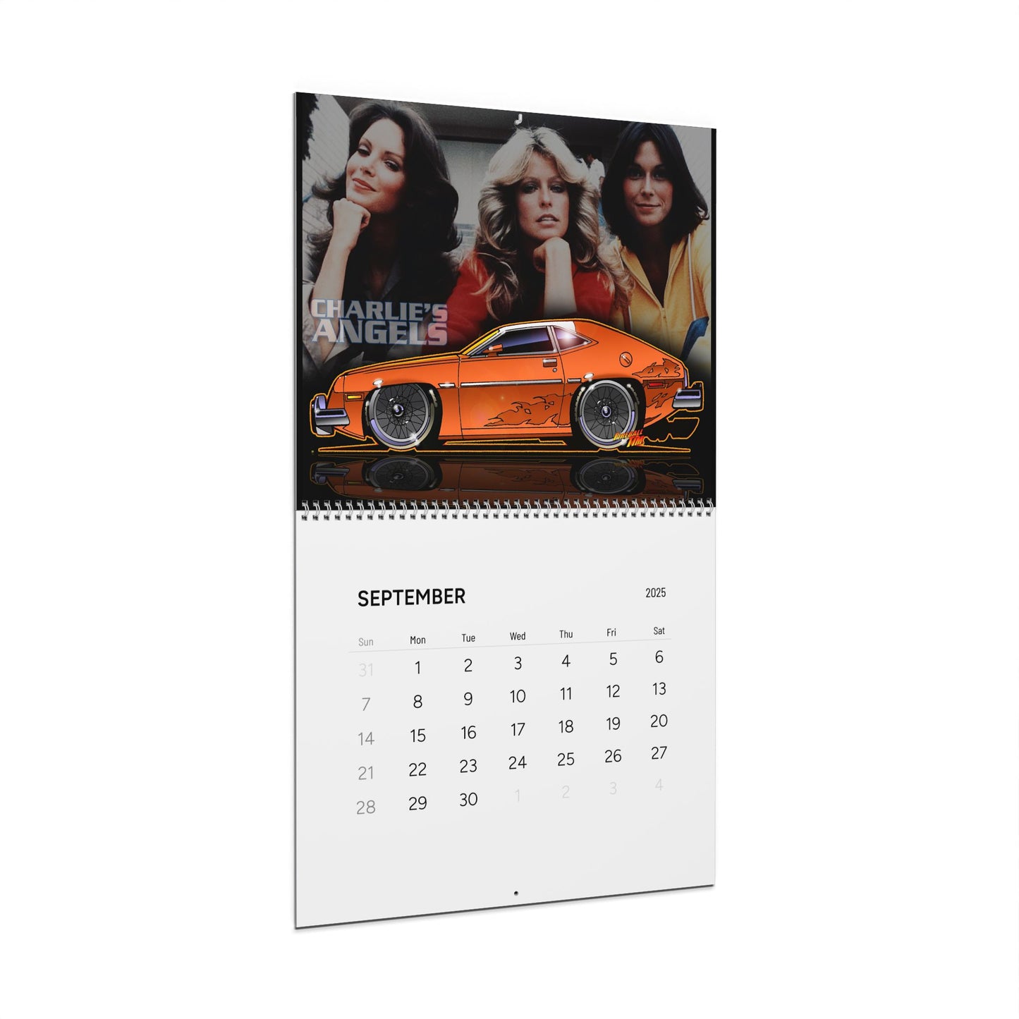 Official FIREBALL TIM GARAGE 2025 TV Car Wall Calendar