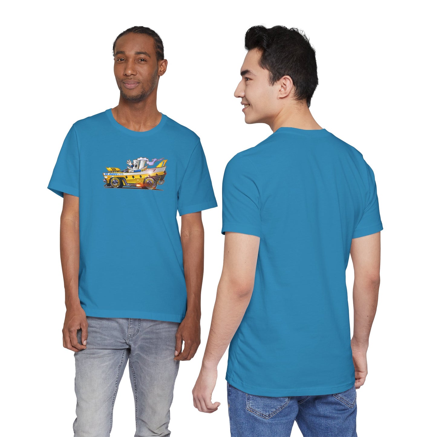 BUDDY CRUISE BUDDYMOBILE Custom Car Art Short Sleeve Tee in 17 Colors