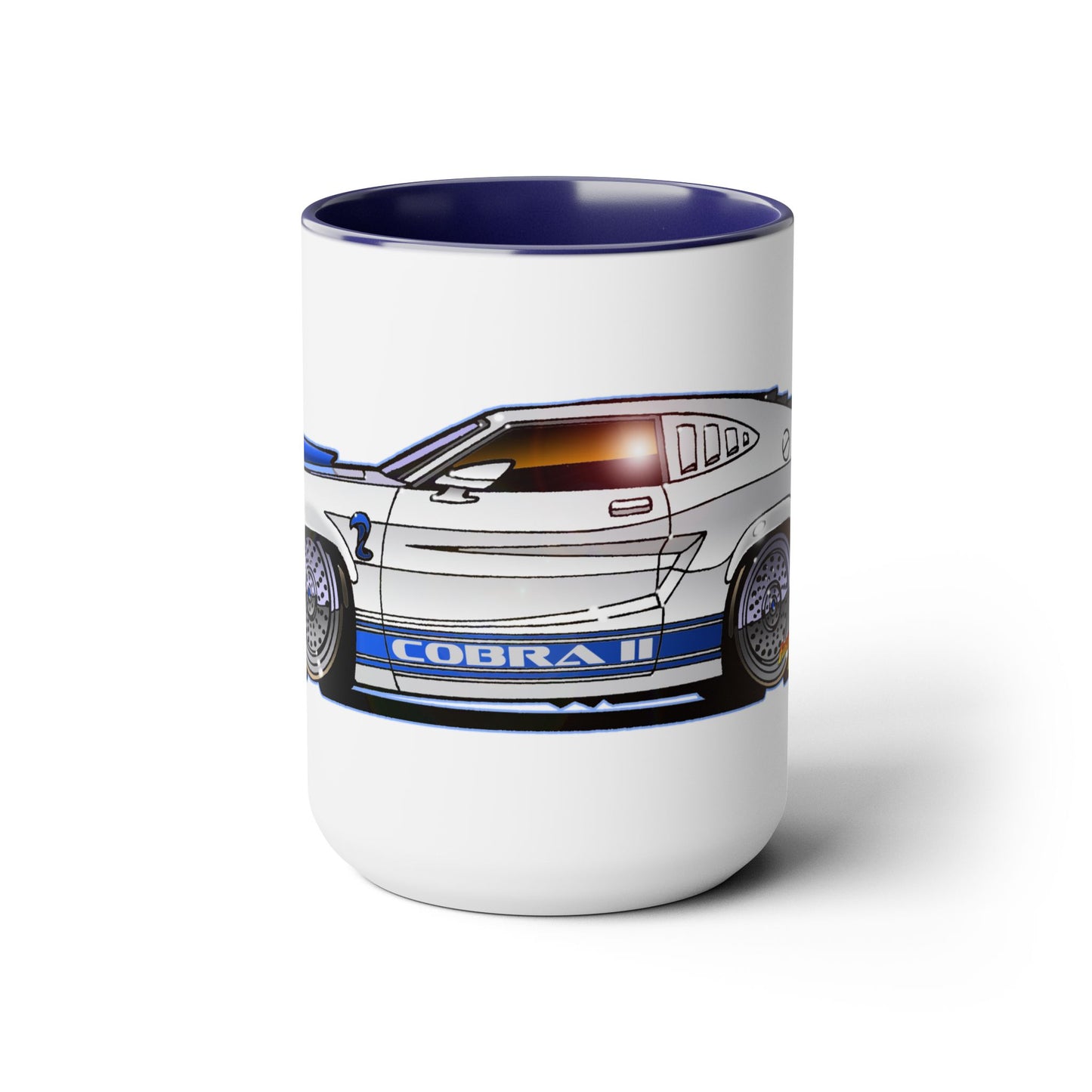 CHARLIES ANGELS TV Show Ford Mustang Cobra 2 Concept Art Coffee Mug 15oz