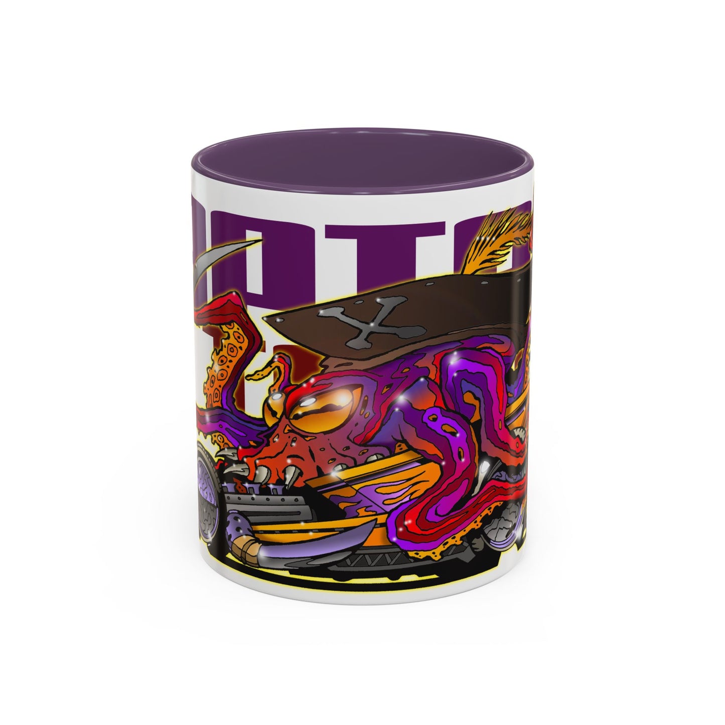 CAPTAIN OCTOROD Hot Rod Octopus Collectible Coffee Mug - 2 Sizes