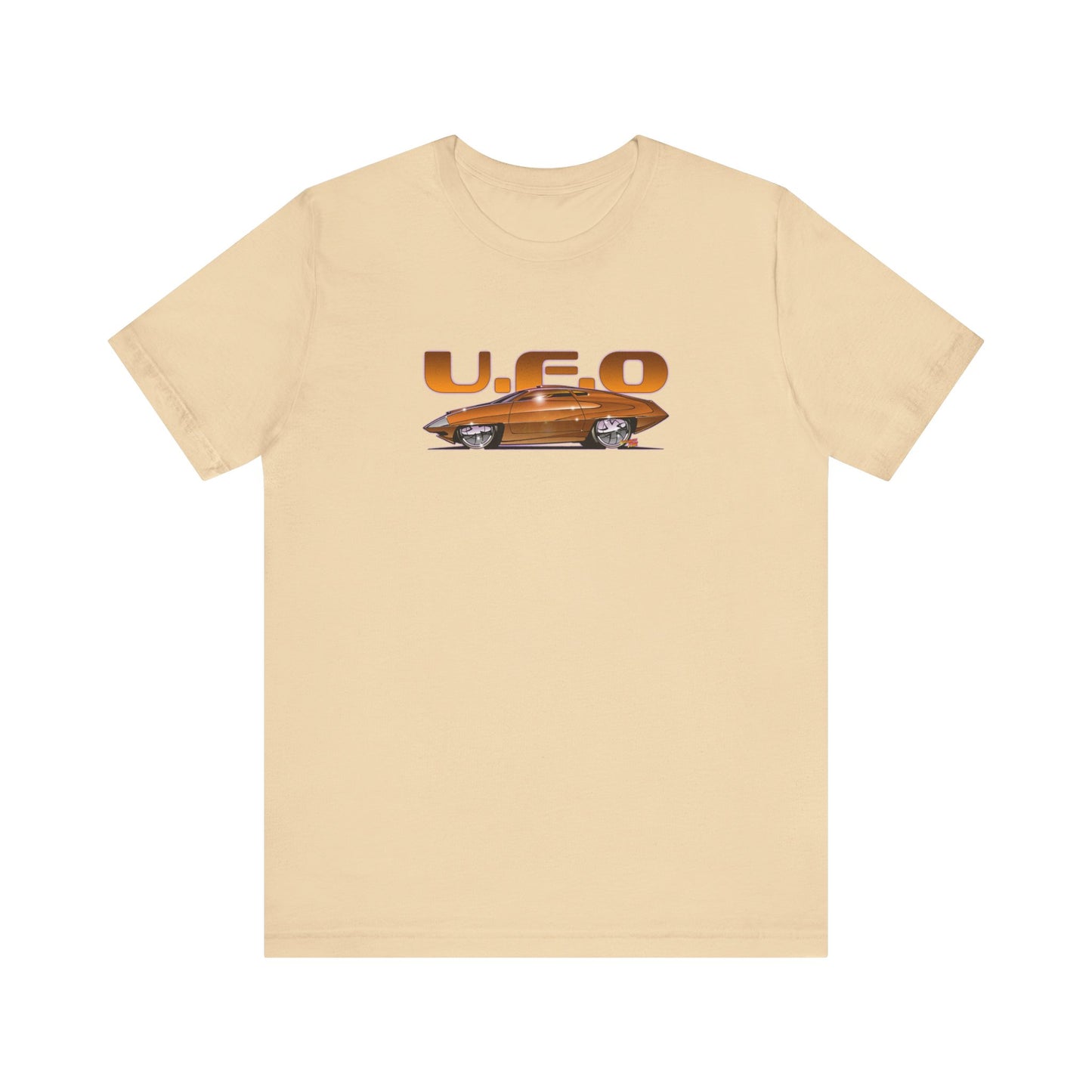 UFO ED STRAKER CAR TV Car Concept Art Short Sleeve Tee 12 Colors