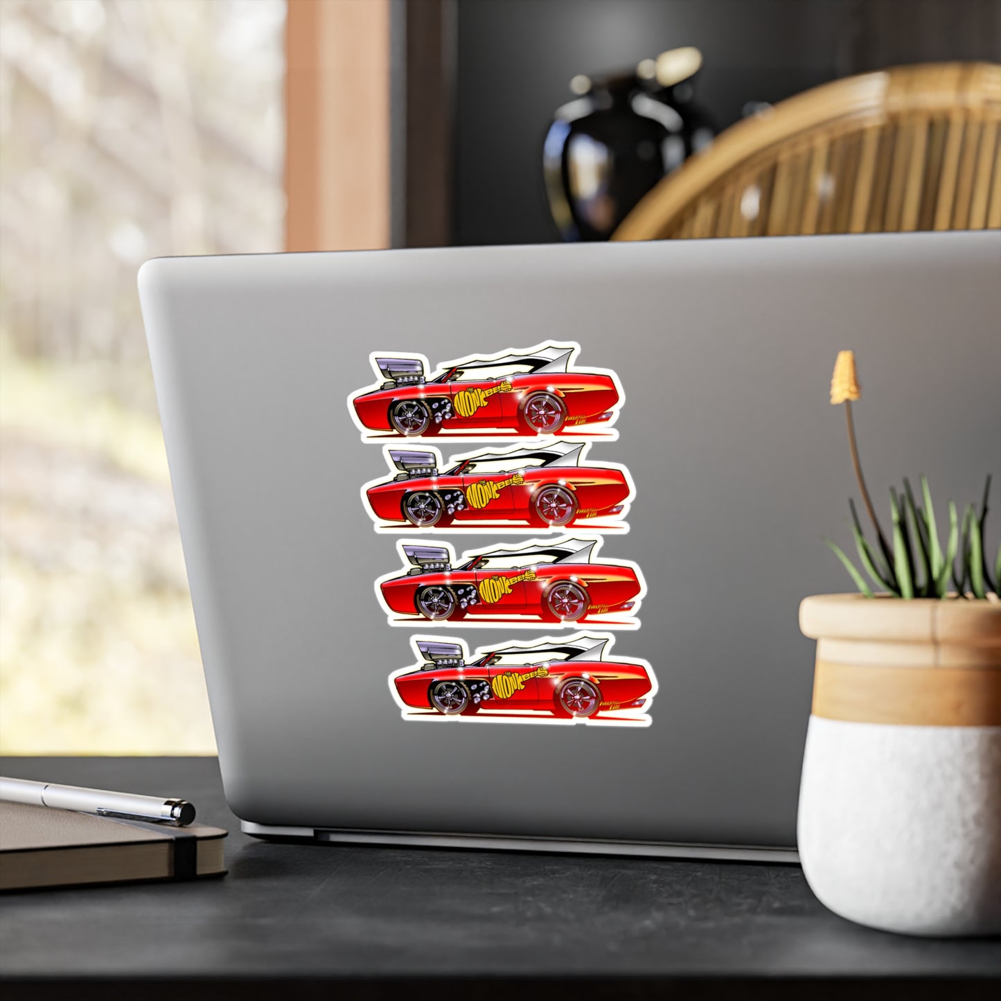 MONKEEMOBILE TV Car Decal Stickers