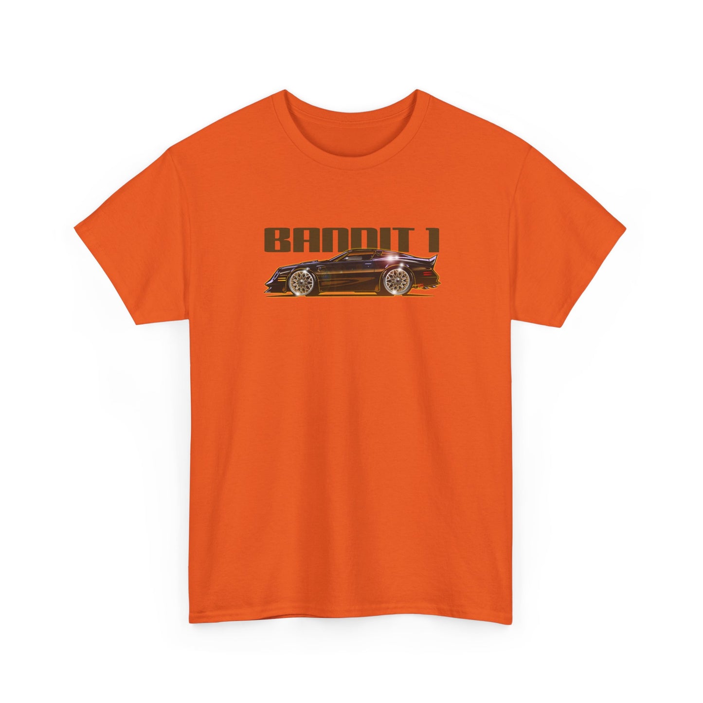SMOKEY AND THE BANDIT Pontiac Trans Am Fireball Art Premium Tee Shirt - Mutiple Colors