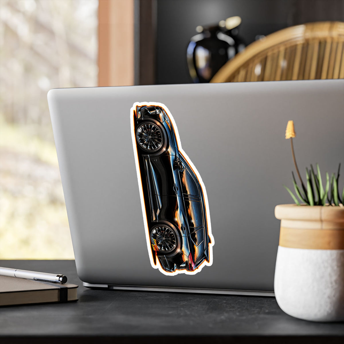 NISSAN ROGUE 2026 Black Armor Edition Collectible Fireball Art Stickers in 4 Sizes