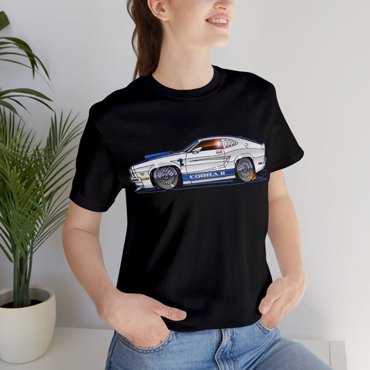 CHARLIES ANGELS TV Show Ford Mustang Cobra 2 Unisex Jersey Short Sleeve Tee 11 Colors