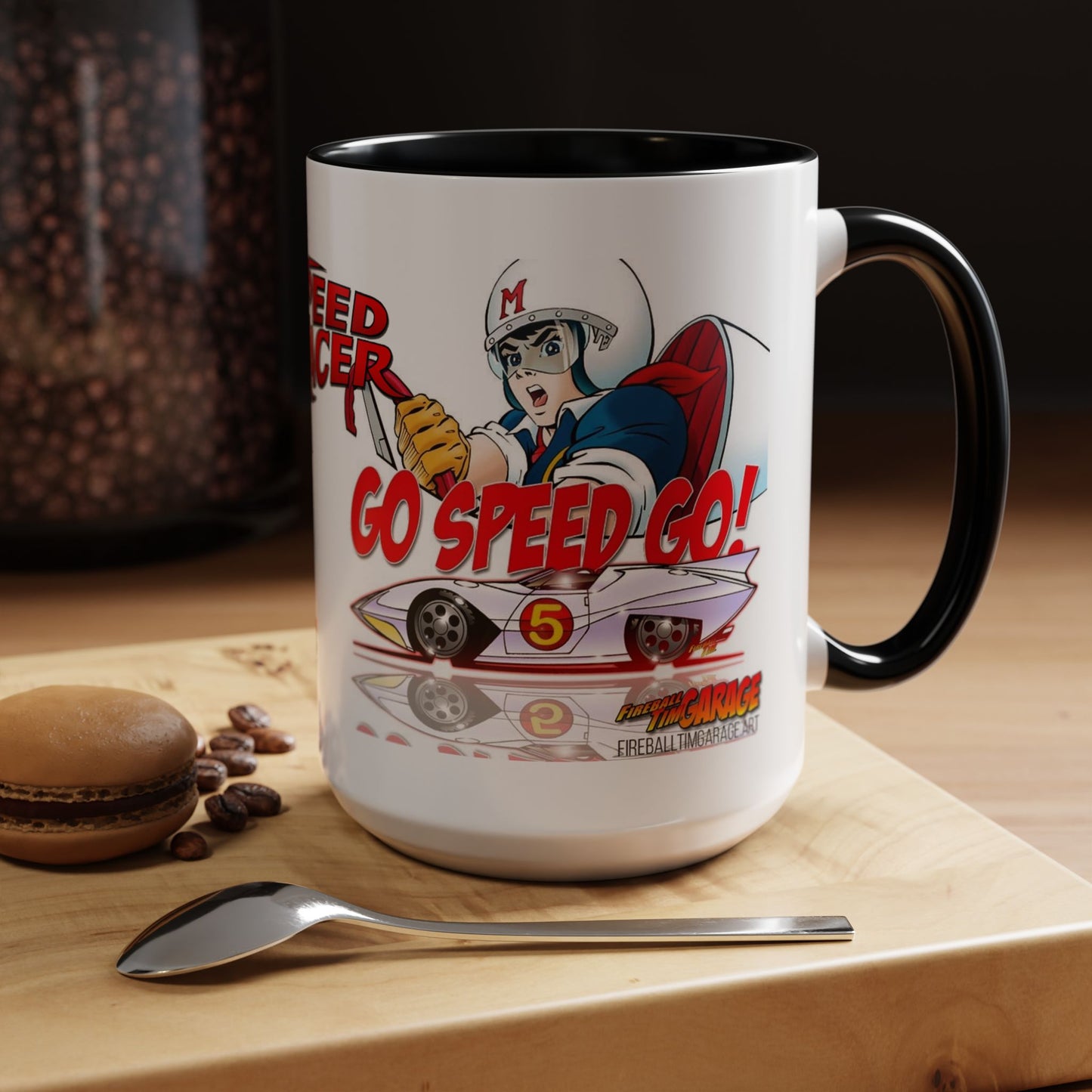 SPEED RACER Cartoon TV Show Garage Coffee Mug 2 Sizes