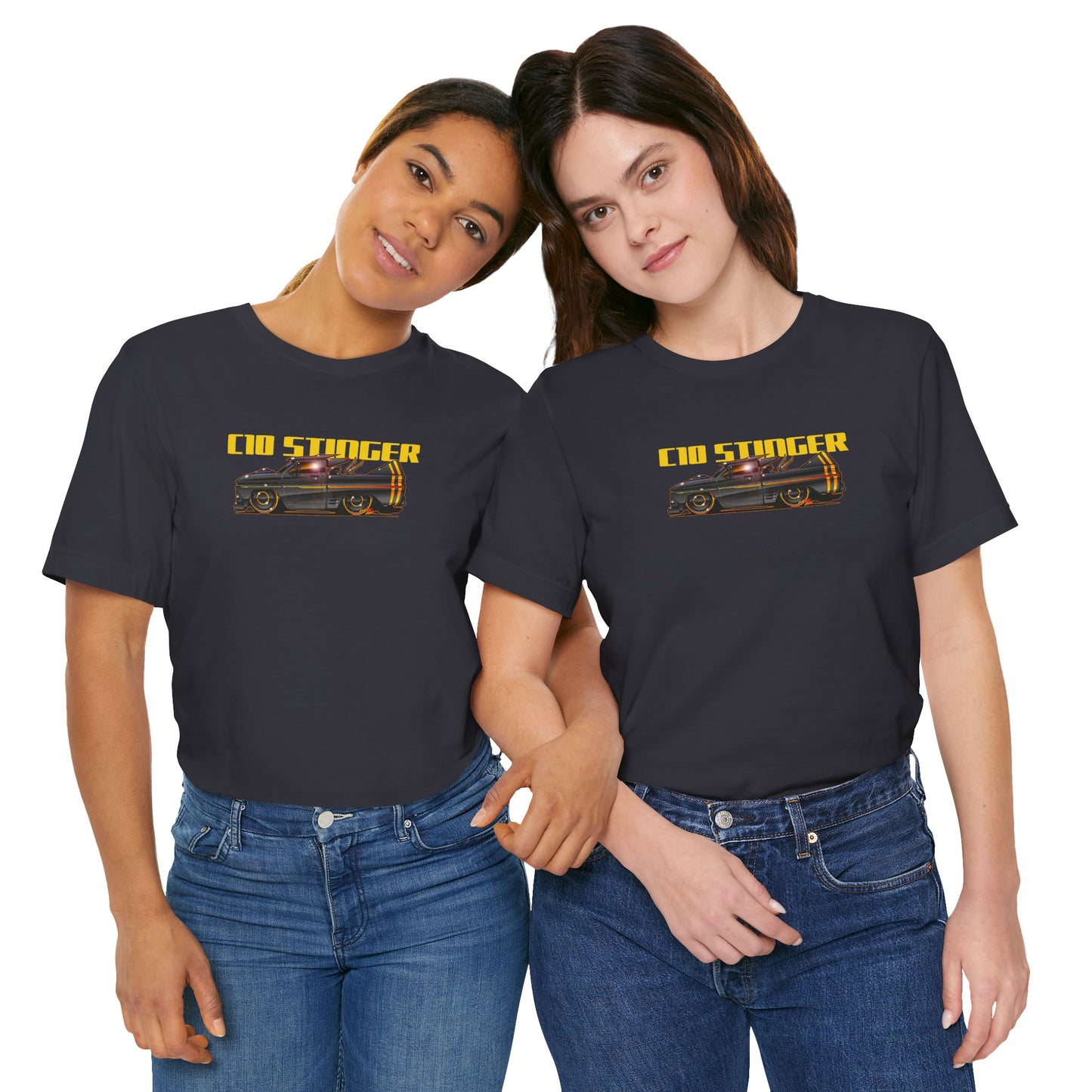 CHEVROLET C10 1960 Stinger Pickup Truck Custom Short Sleeve Tee 8 Colors