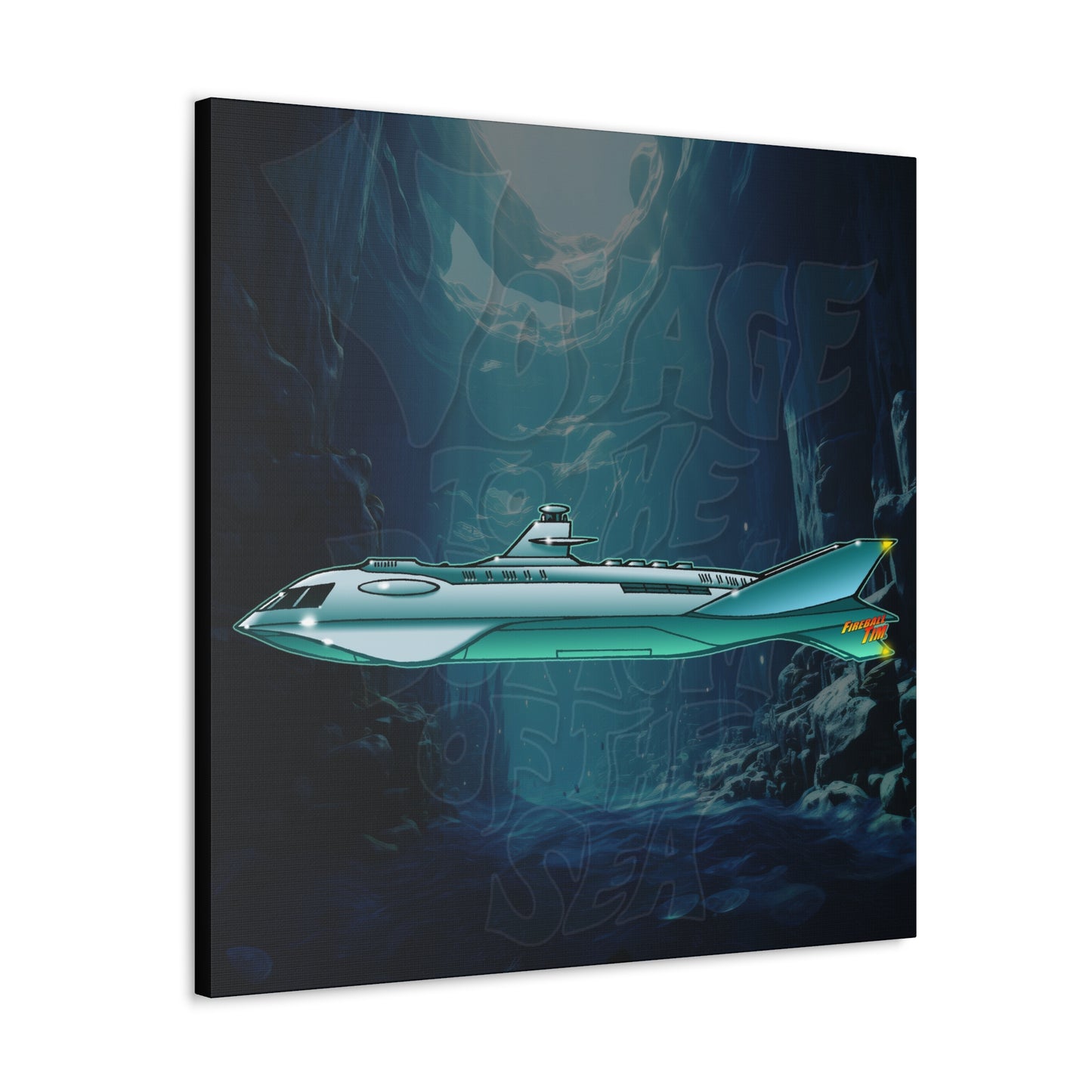 VOYAGE TO THE BOTTOM OF THE SEA Seaview Submarine Concept Art Canvas MASTERPRINT 3 Sizes