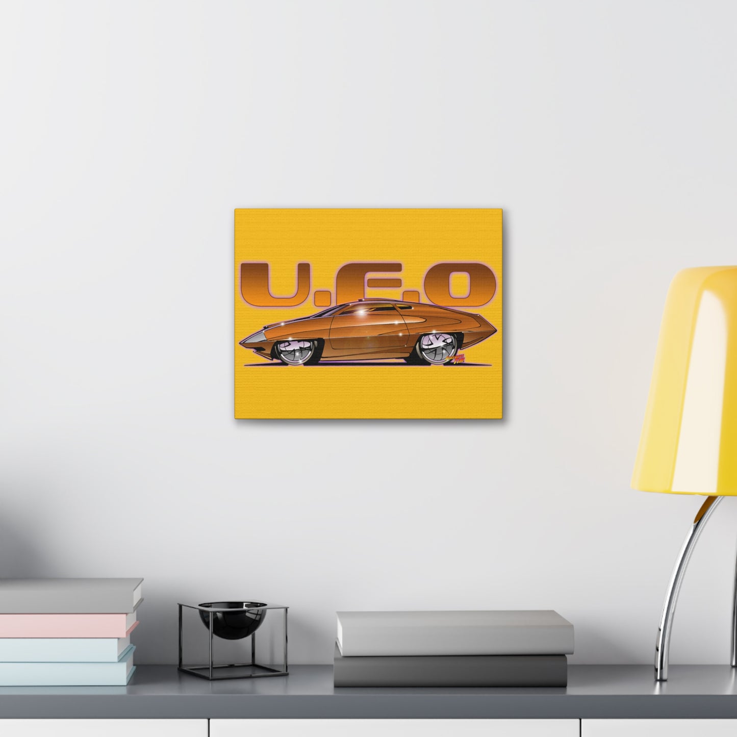 UFO ED STRAKER CAR TV Car Canvas Gallery Art Print 11x14