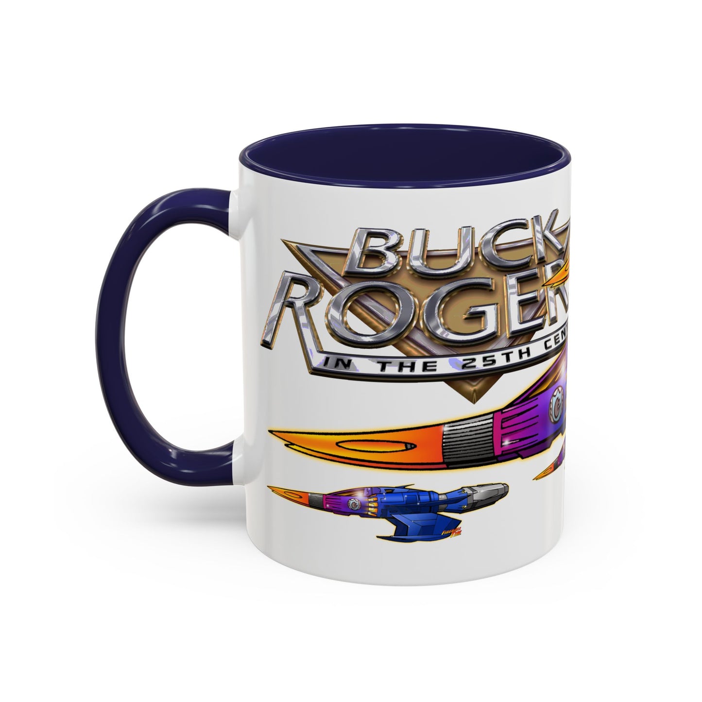 BUCK ROGERS Hot Rod Starfighter Spaceship Collectible Coffee Mug - 2 Sizes