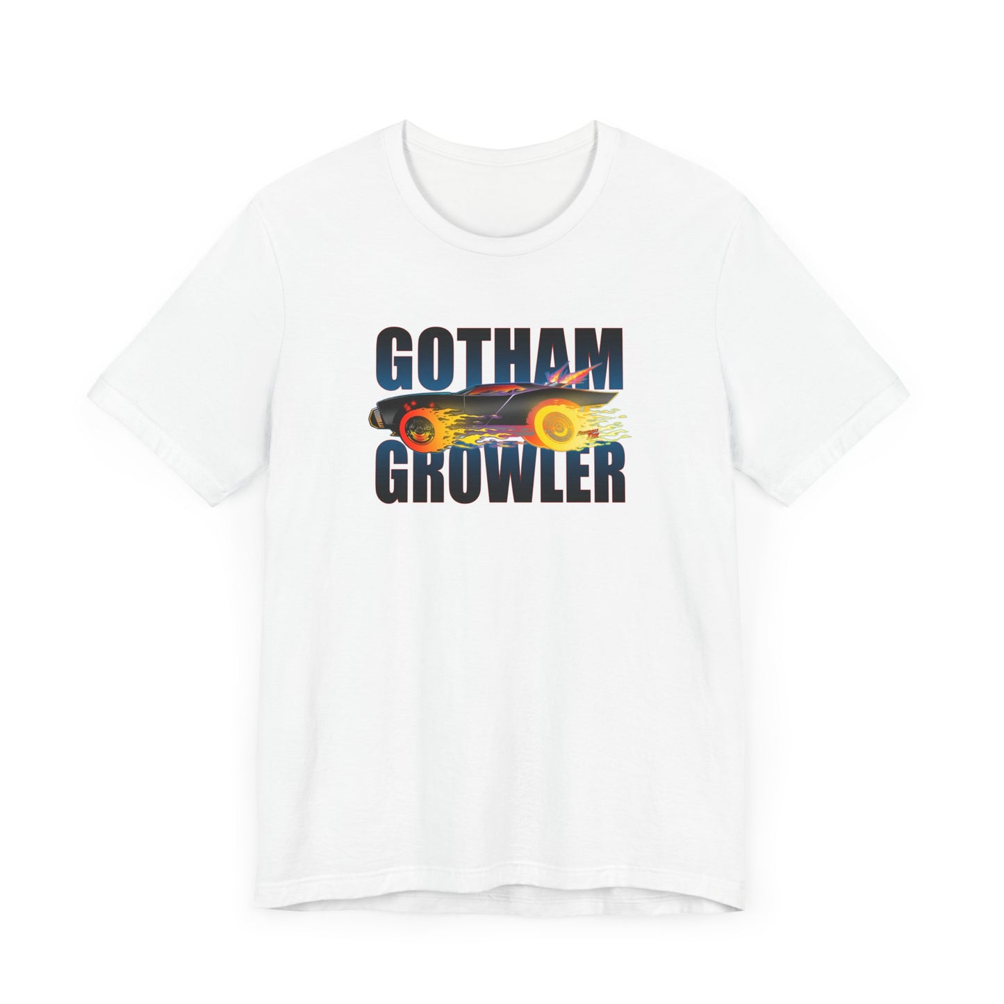 BATMOBILE 2021 Robert Pattinson GOTHAM GROWLER Concept Art Short Sleeve Tee