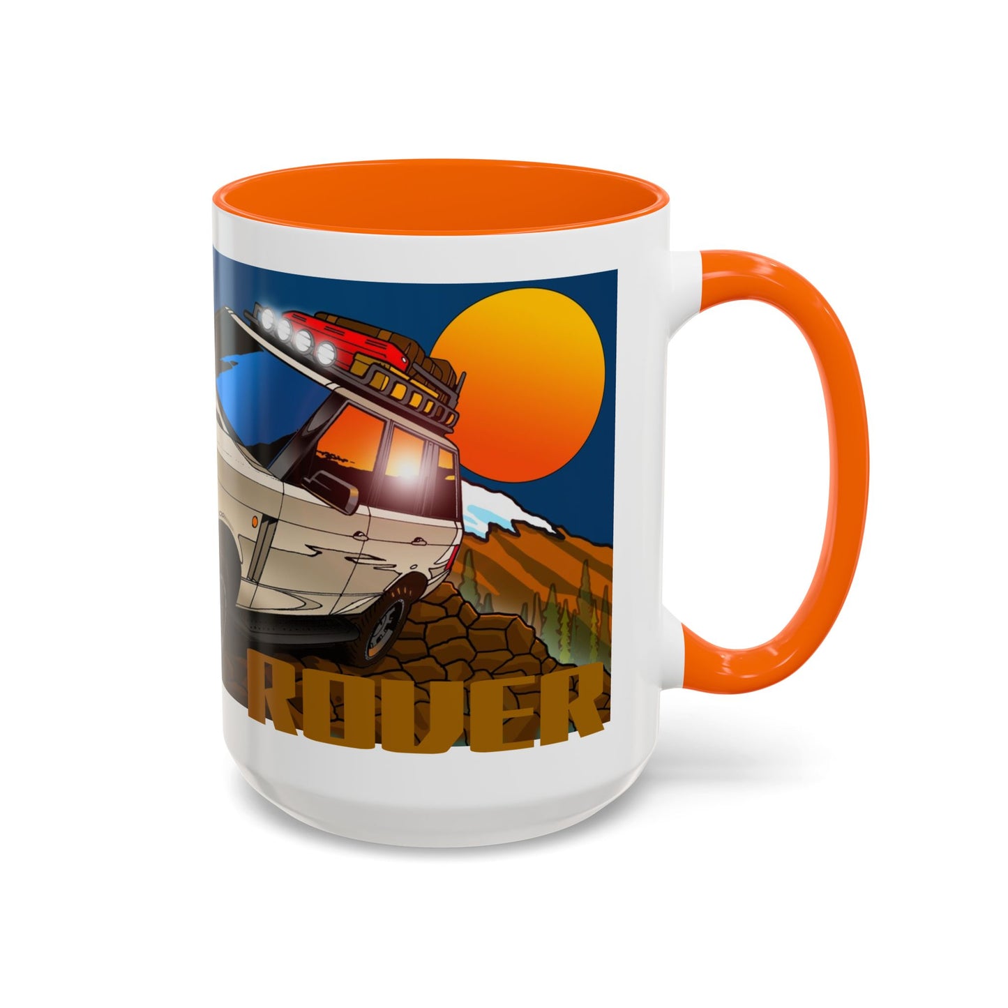 RANGE ROVER EXPLORER Fireball Art Coffee Mug - 2 Sizes