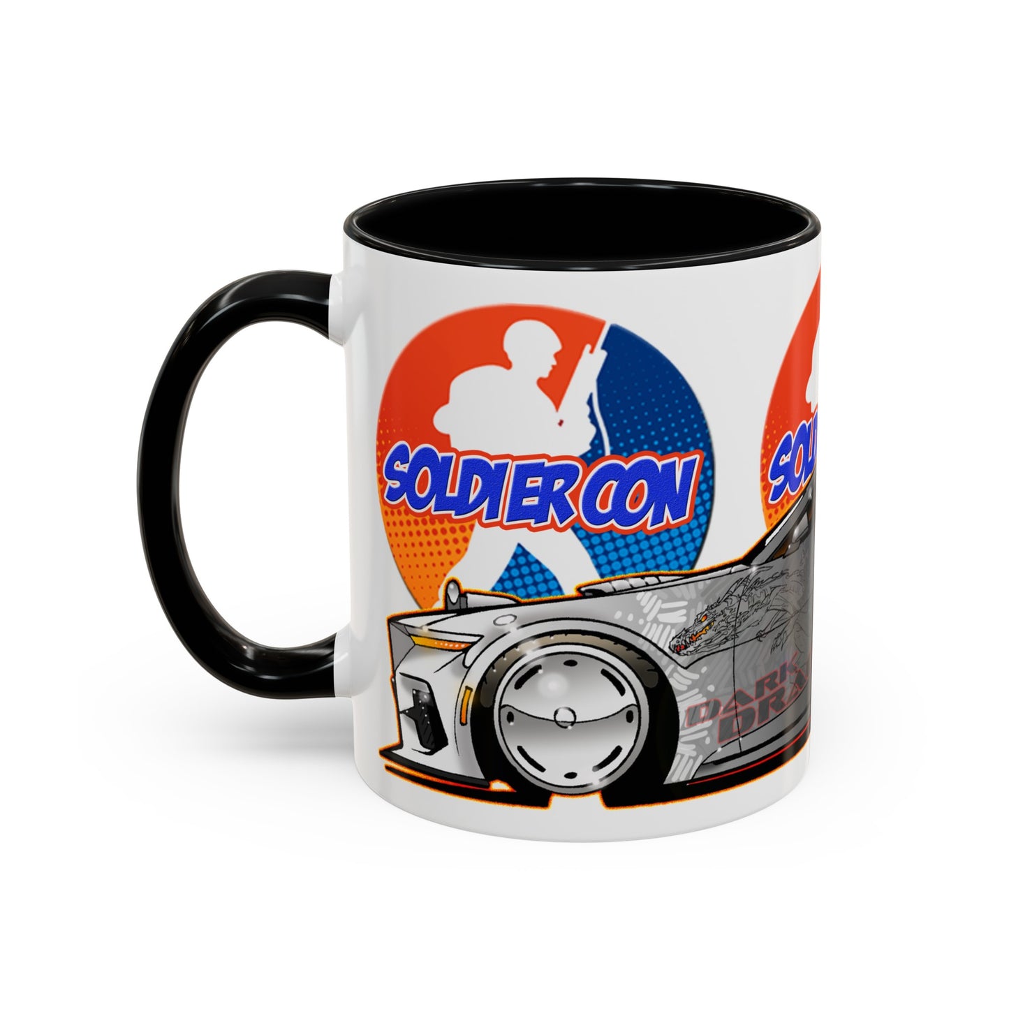 SOLDIER CON DARK DRAGON FORD MUSTANG Concept Art Official Mug 11 and 15oz