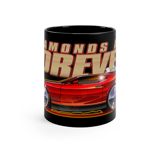 James Bond DIAMONDS ARE FOREVER 1971 Mustang Mach 1 Movie Car Coffee Mug 11oz-Mug-Fireball Tim Garage