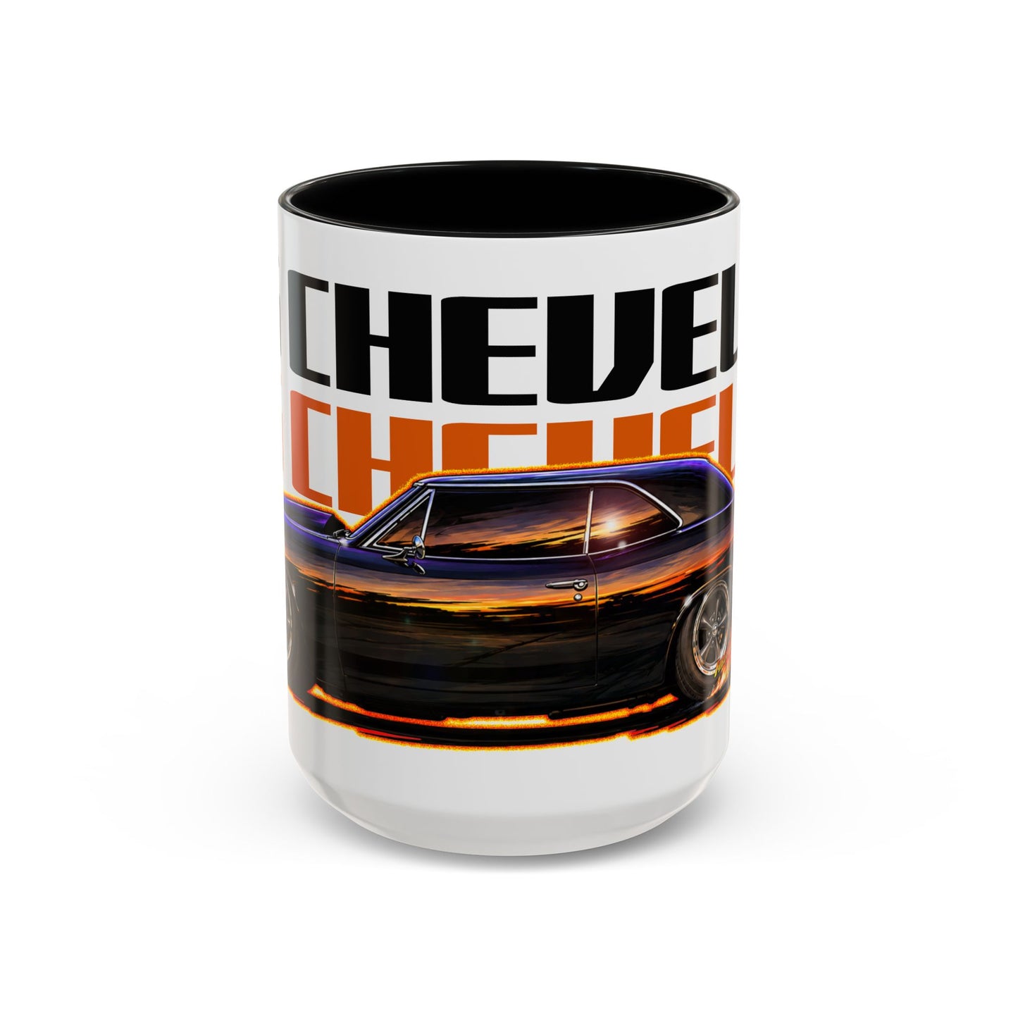 CHEVROLET CHEVY CHEVELLE 1966 Collectible Fireball Art Coffee Mug - 2 Sizes