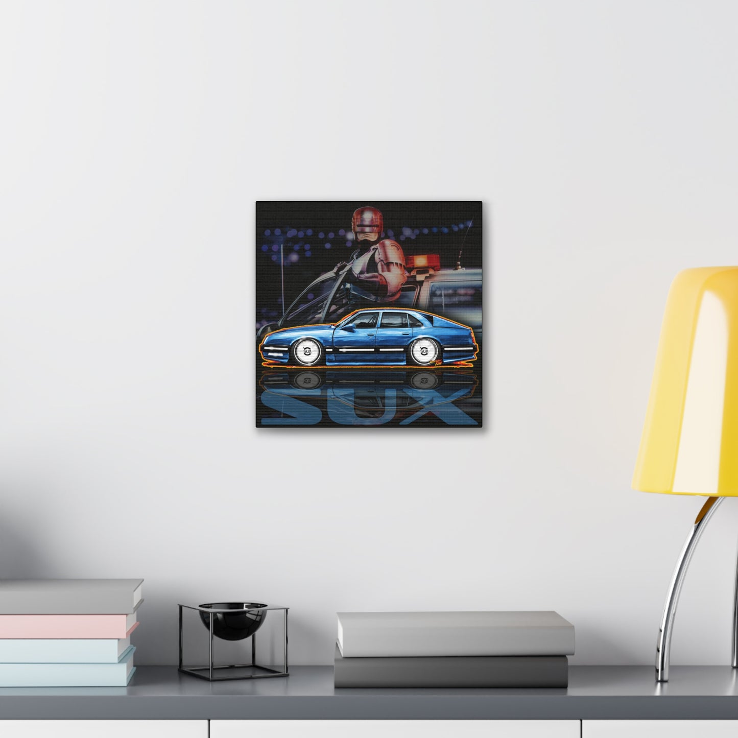 Copy of GENESIS MAGMA 2027 Custom Collectible Fireball Art Canvas Stretched Print