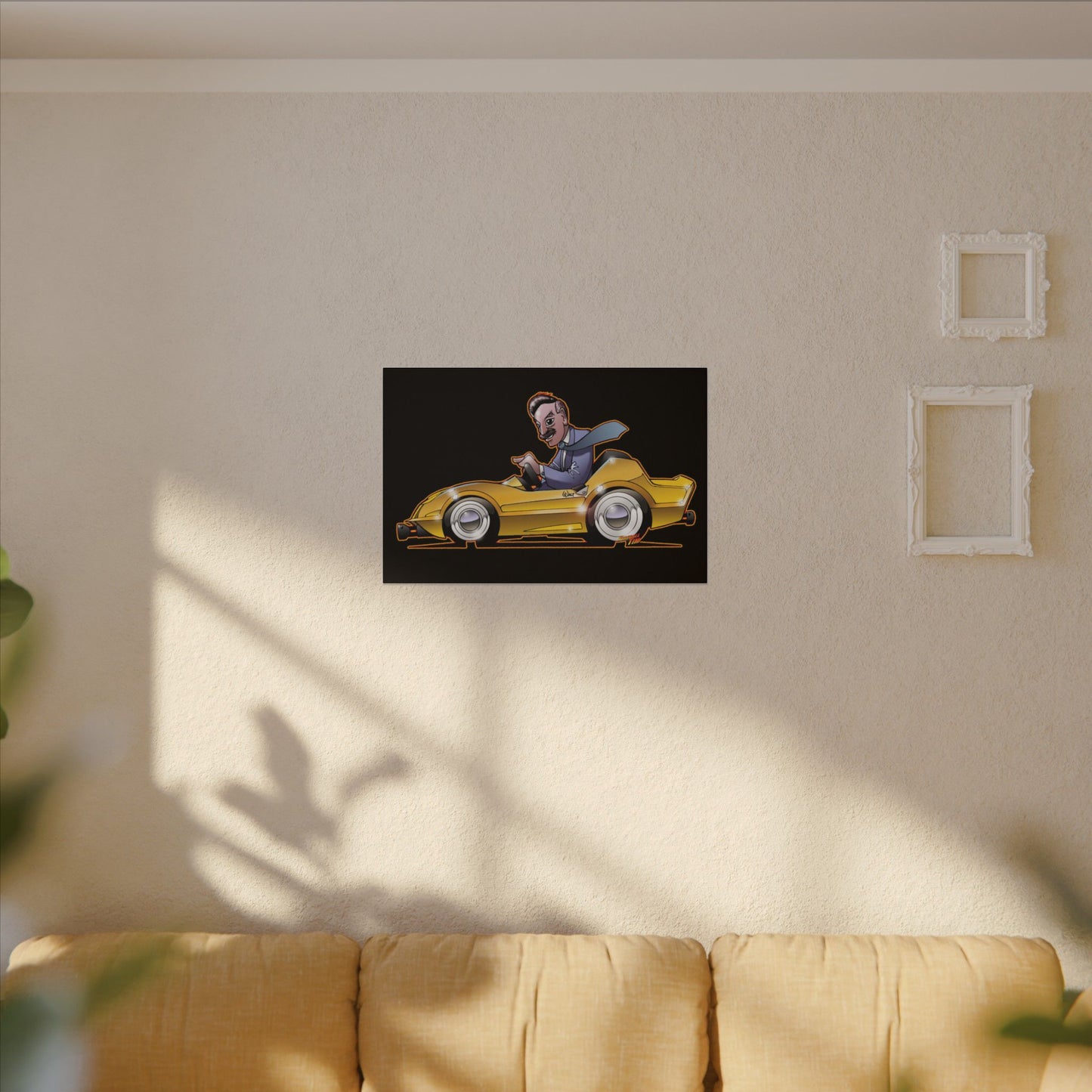 AUTOPIA CLASSIC Walt Disney Fireball Art Canvas Print