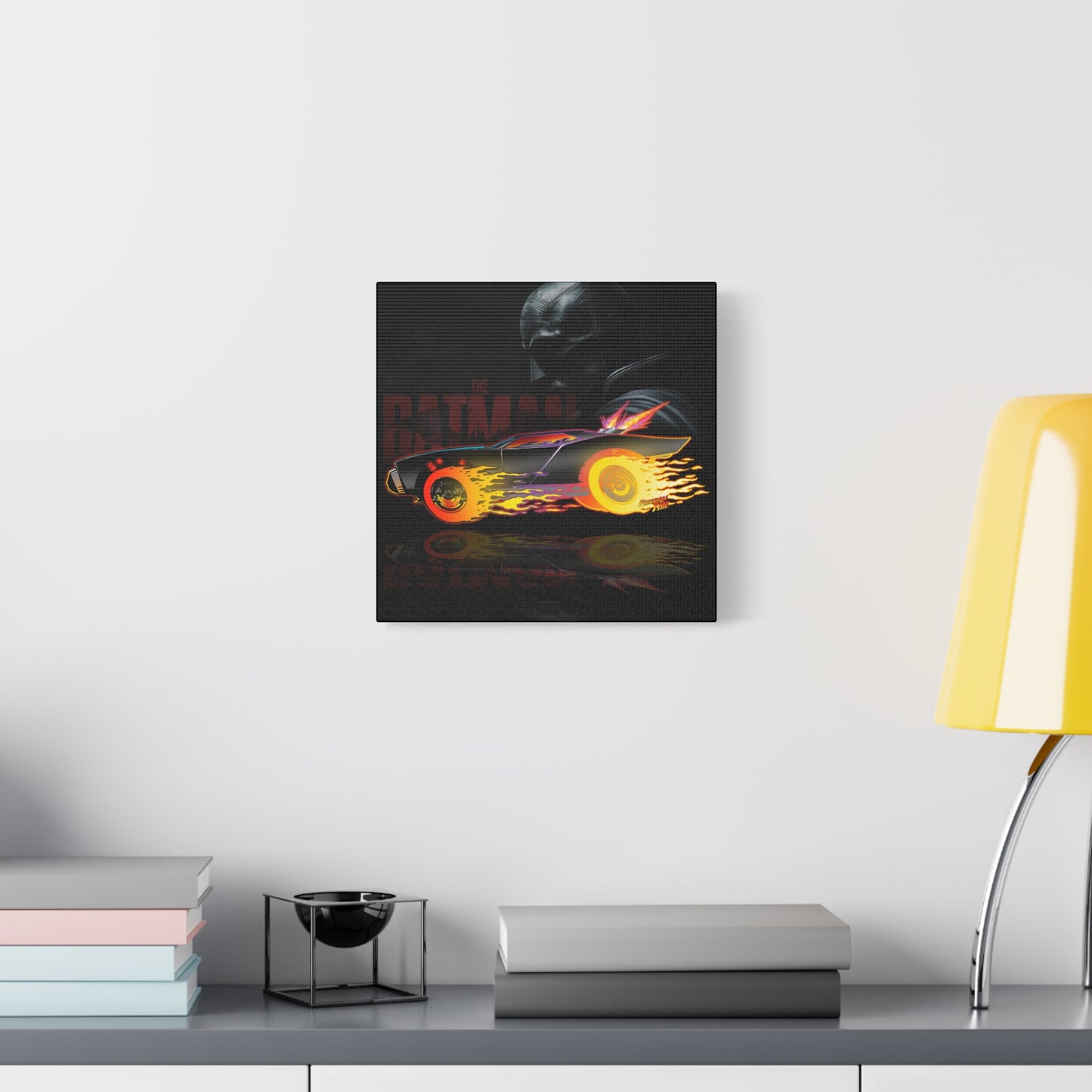 BATMOBILE 2021 THE BATMAN Canvas Art Print - 2 Sizes