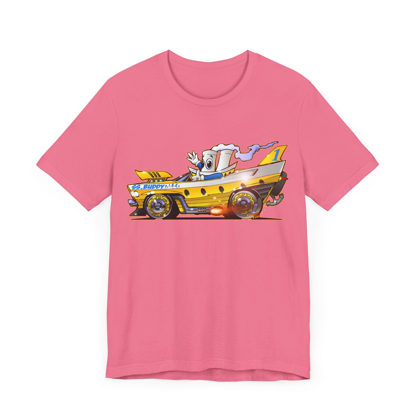 BUDDY CRUISE BUDDYMOBILE Custom Car Art Short Sleeve Tee in 17 Colors