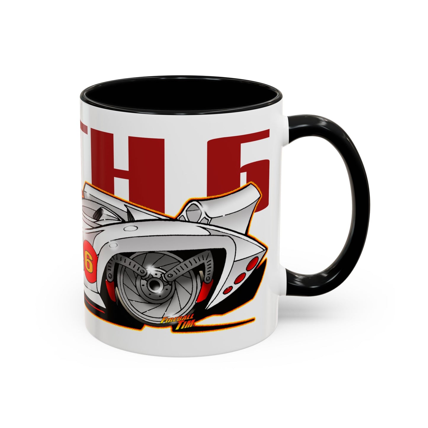 SPEED RACER MACH 6 Fireball Art Collectible Coffee Mug - 2 Sizes
