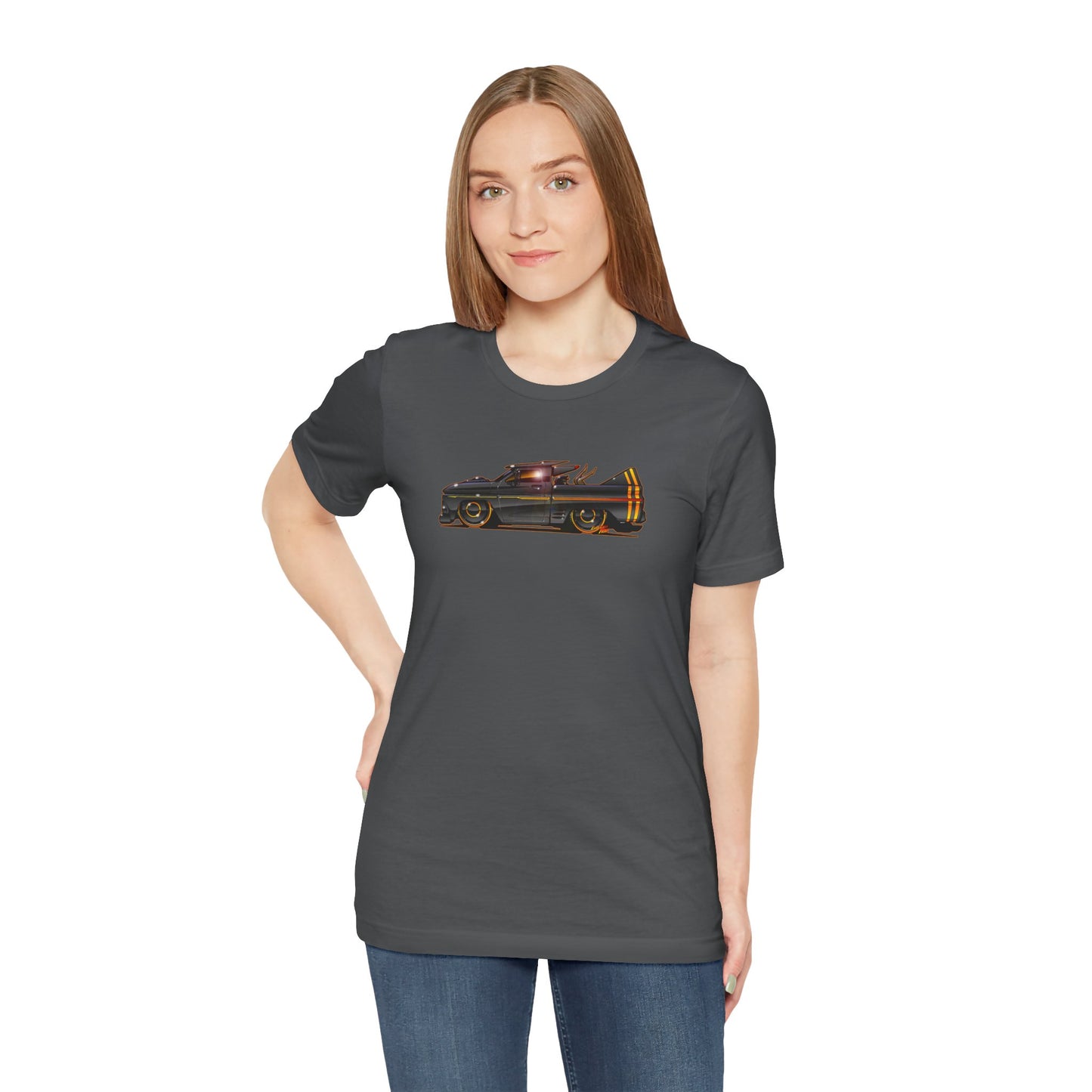 CHEVROLET C10 1960 Stinger Pickup Truck Concept Art Custom Short Sleeve Tee 8 Colors