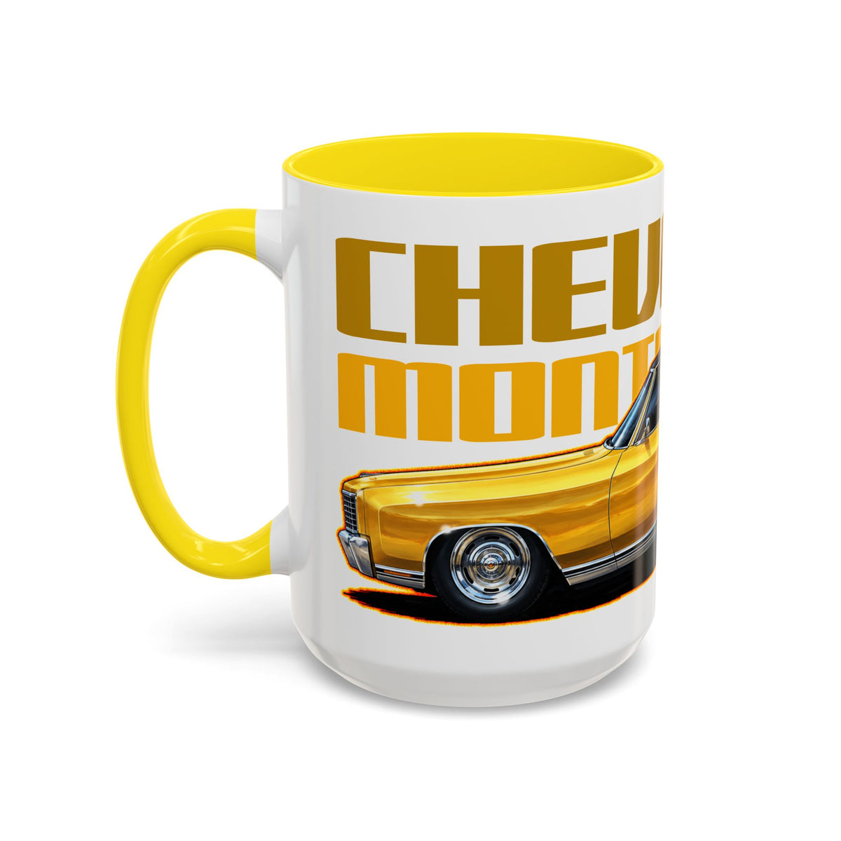 CHEVROLET MONTE CARLO 1972 Collectible Fireball Art Coffee Mug - 2 Sizes