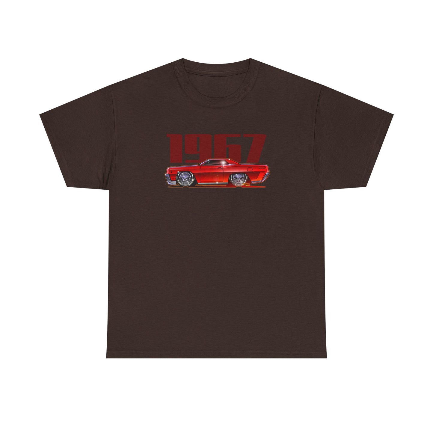 LINCOLN CONTINENTAL COUPE 1967 Heavy Cotton Tee Shirt - Multiple Colors