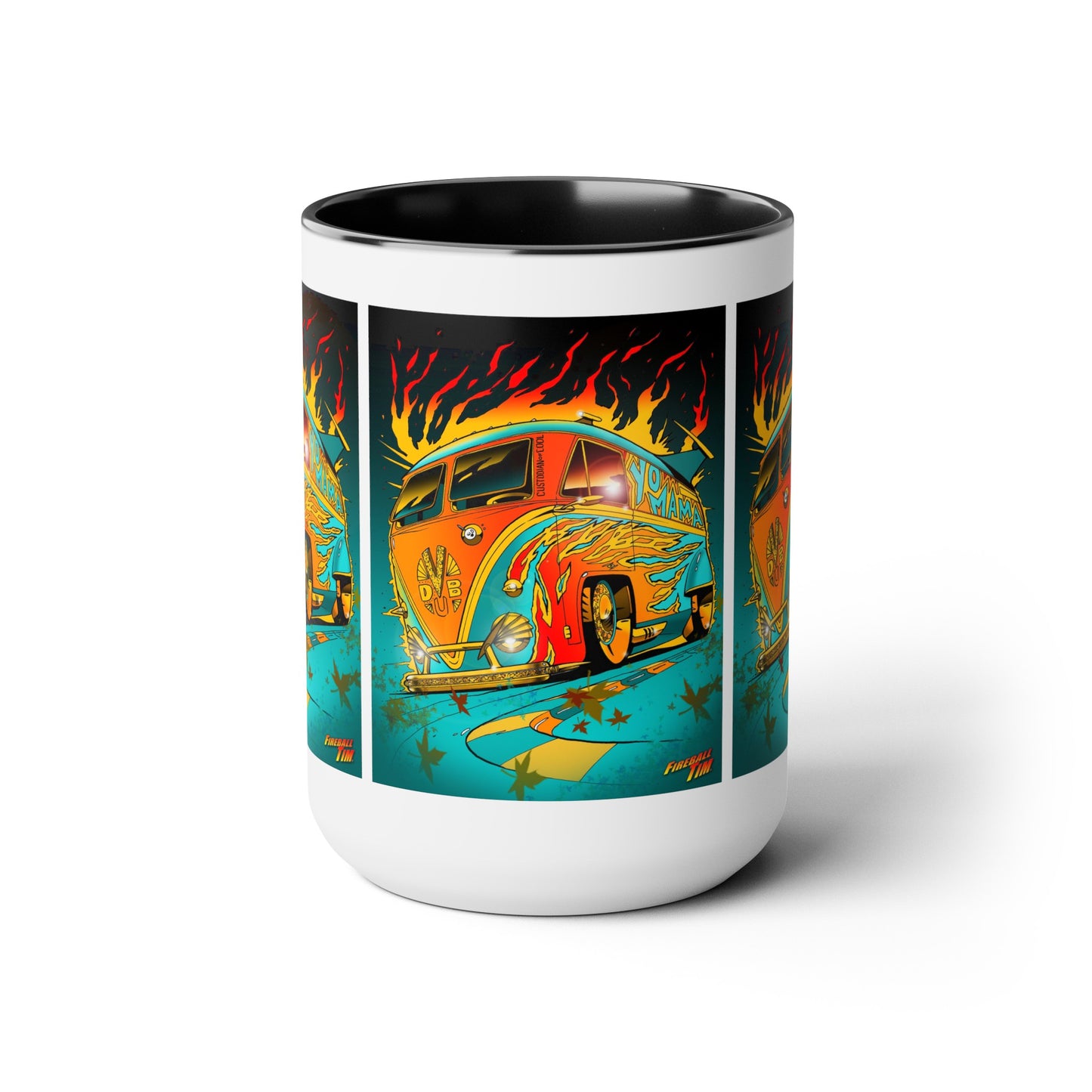 CUSTOM VOLKSWAGEN BUS VW Concept Art Coffee Mug 15oz