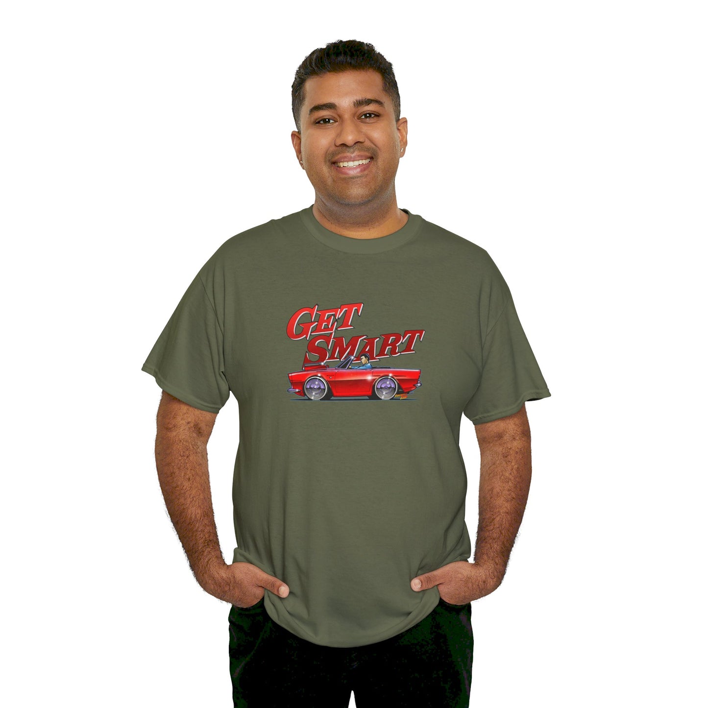 GET SMART TV Show 1965 Sunbeam Tiger Concept Art Unisex Cotton Tee 12 Colors