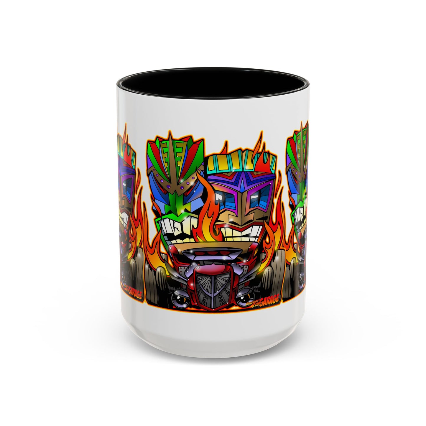 HOT ROD TIKI Collectible Art Coffee Mug 2 Sizes 4 Colors