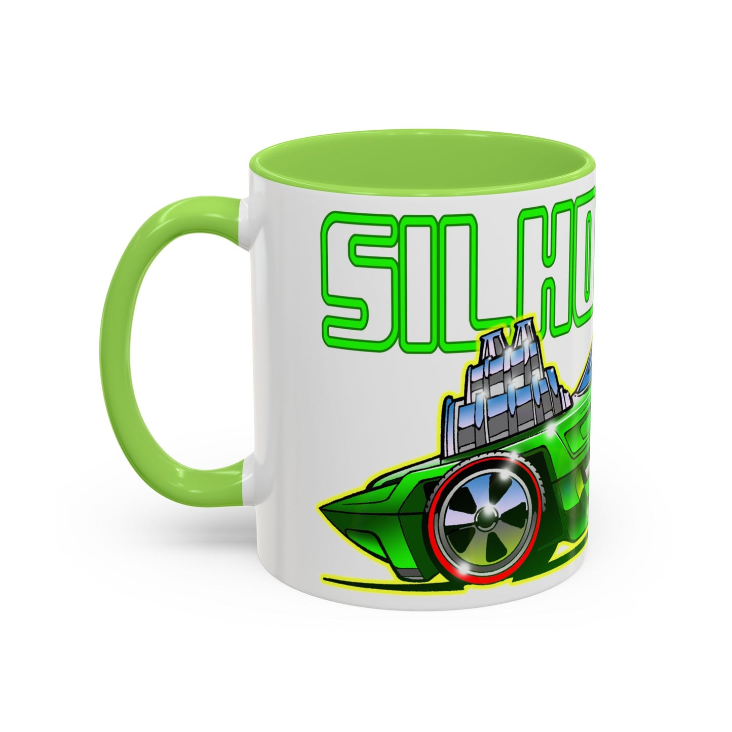 SILHOUETTE Hot Wheels Redline Collectibel Coffee Art Mug 2 Sizes