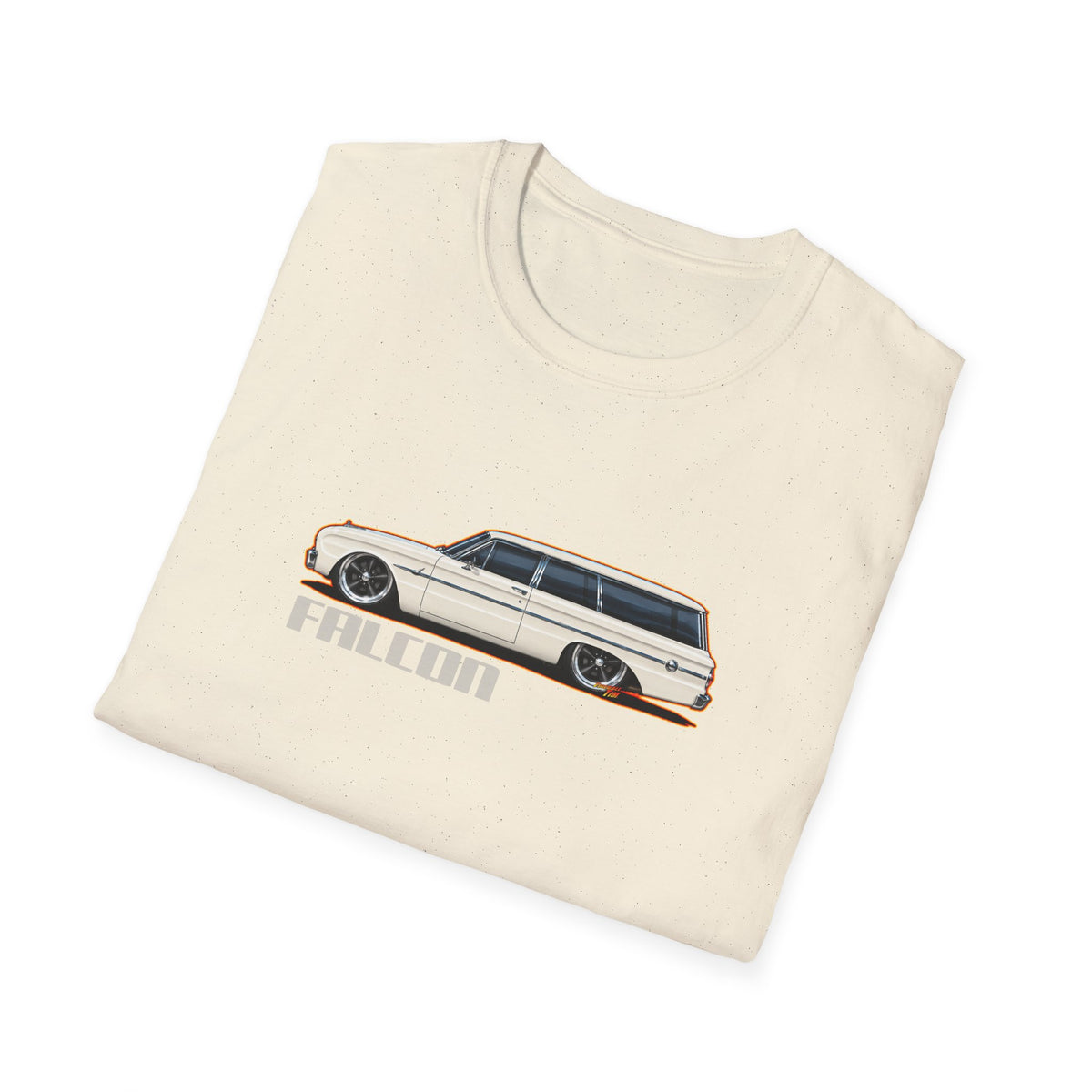 FORD FALCON WAGON Collectible Fireball Art TeeShirt