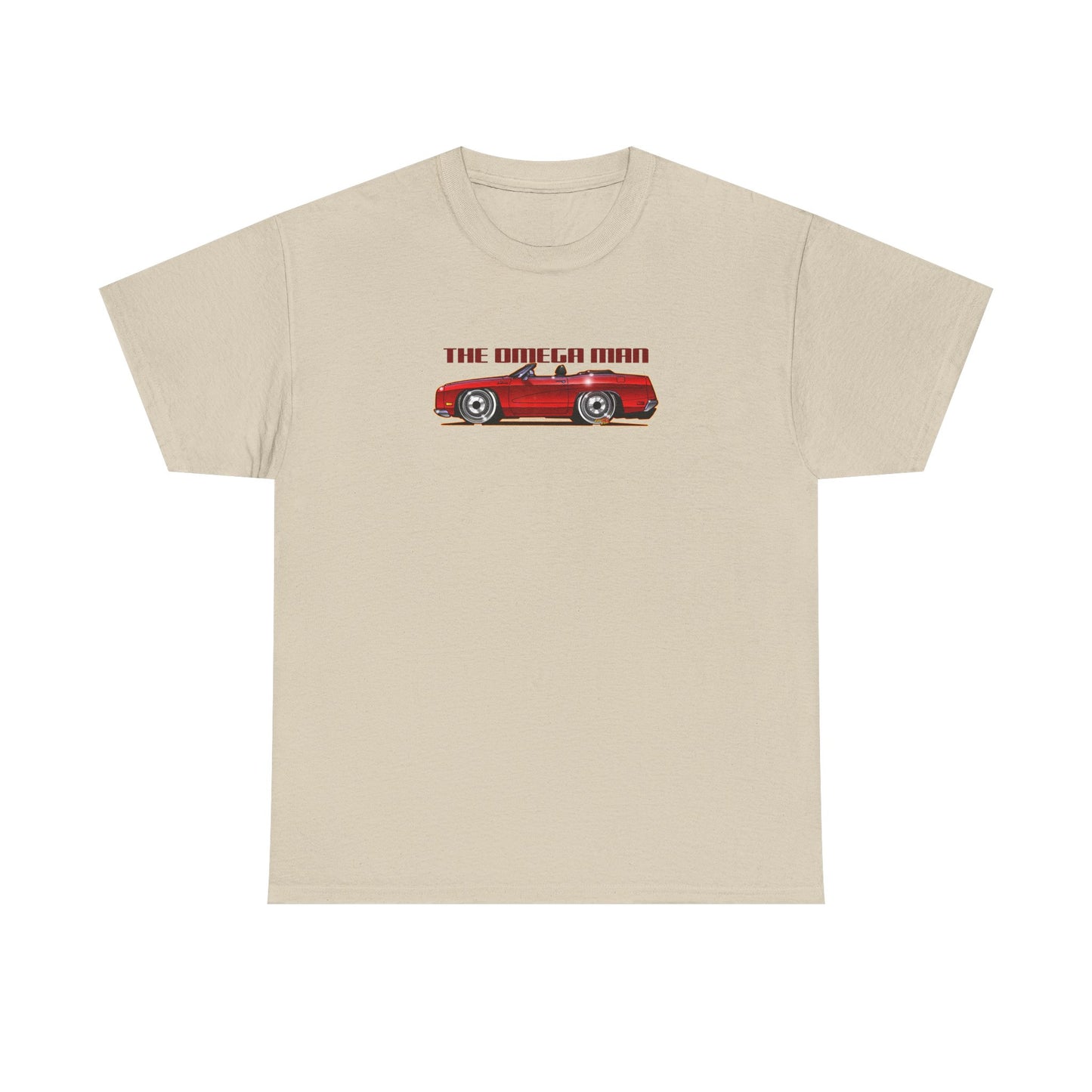 THE OMEGA MAN 1970 Ford Galaxie Movie Car Fireball Art Tee Shirt - Multiples