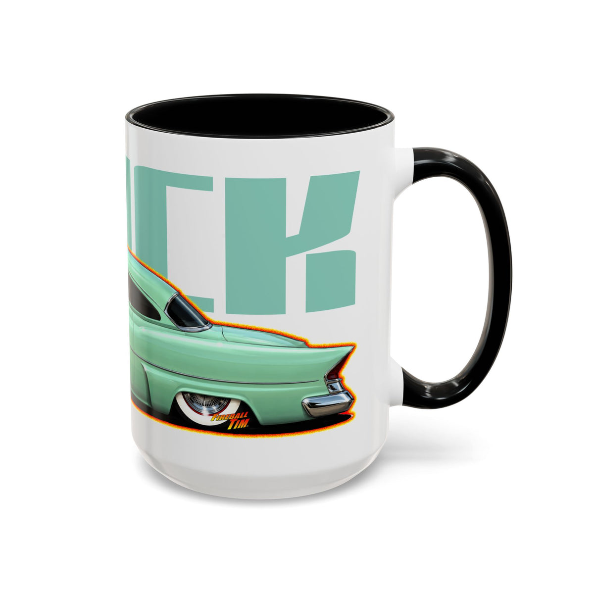 BUICK 1953 Kustom Special Collectible Fireball Art Coffee Mug - 2 Sizes
