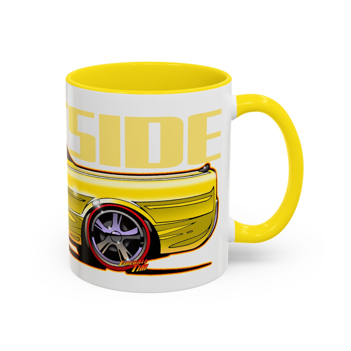 CUSTOM FLEETSIDE Hot Wheels Collectible Fireball Art Coffee Mug - 2 Sizes