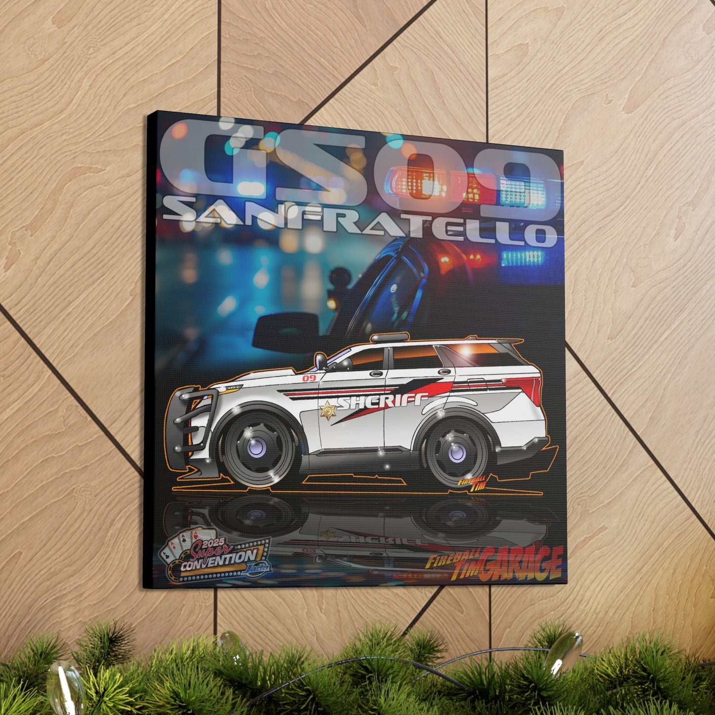 FORD EXPLORER POLICE CRUISER Sanfrantello 09 Tribute Concept Art MASTERPRINT 3 Sizes