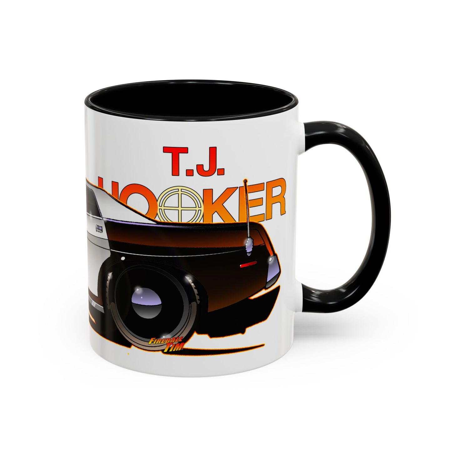TJ HOOKER 1977 Dodge Monaco Police Car Collectible Coffee Art Mug - 2 Sizes