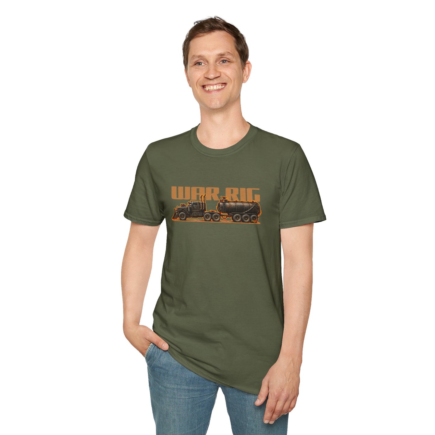 MAD MAX War Rig Collectible Fireball Art Tee Shirt
