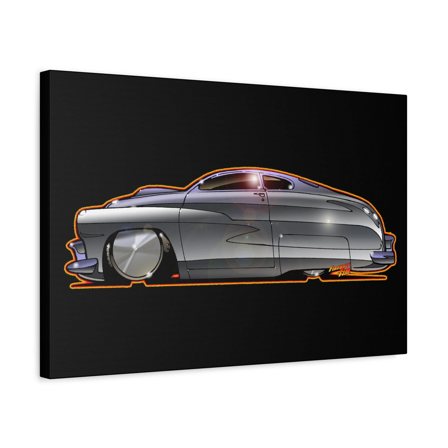 COBRA MERCURY Sylvester Stallone Collectible Fireball Art Canvas Print
