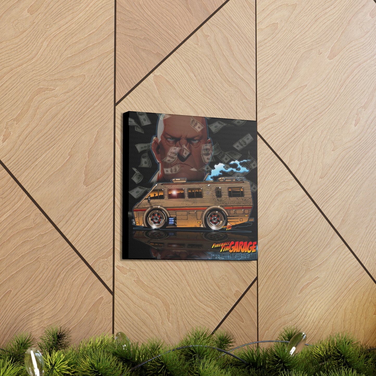 BREAKING BAD WINNEBAGO RV Concept Art Canvas Print Ver2 12x12