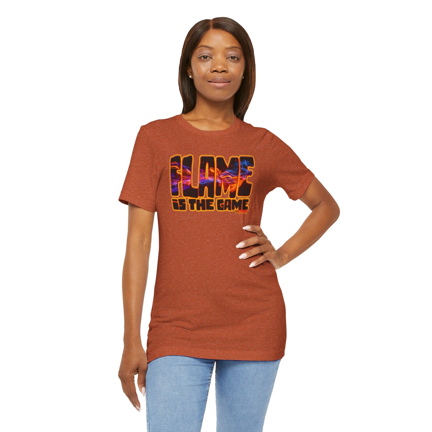 FLAME IS THE GAME Fireball Tim Garage Official Short Sleeve Tee 13 Colors