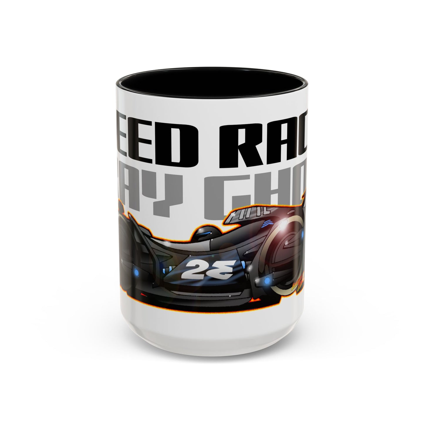 SPEED RACER GRAY GHOST Race Car Fireball Art Collectible Coffee Mug
