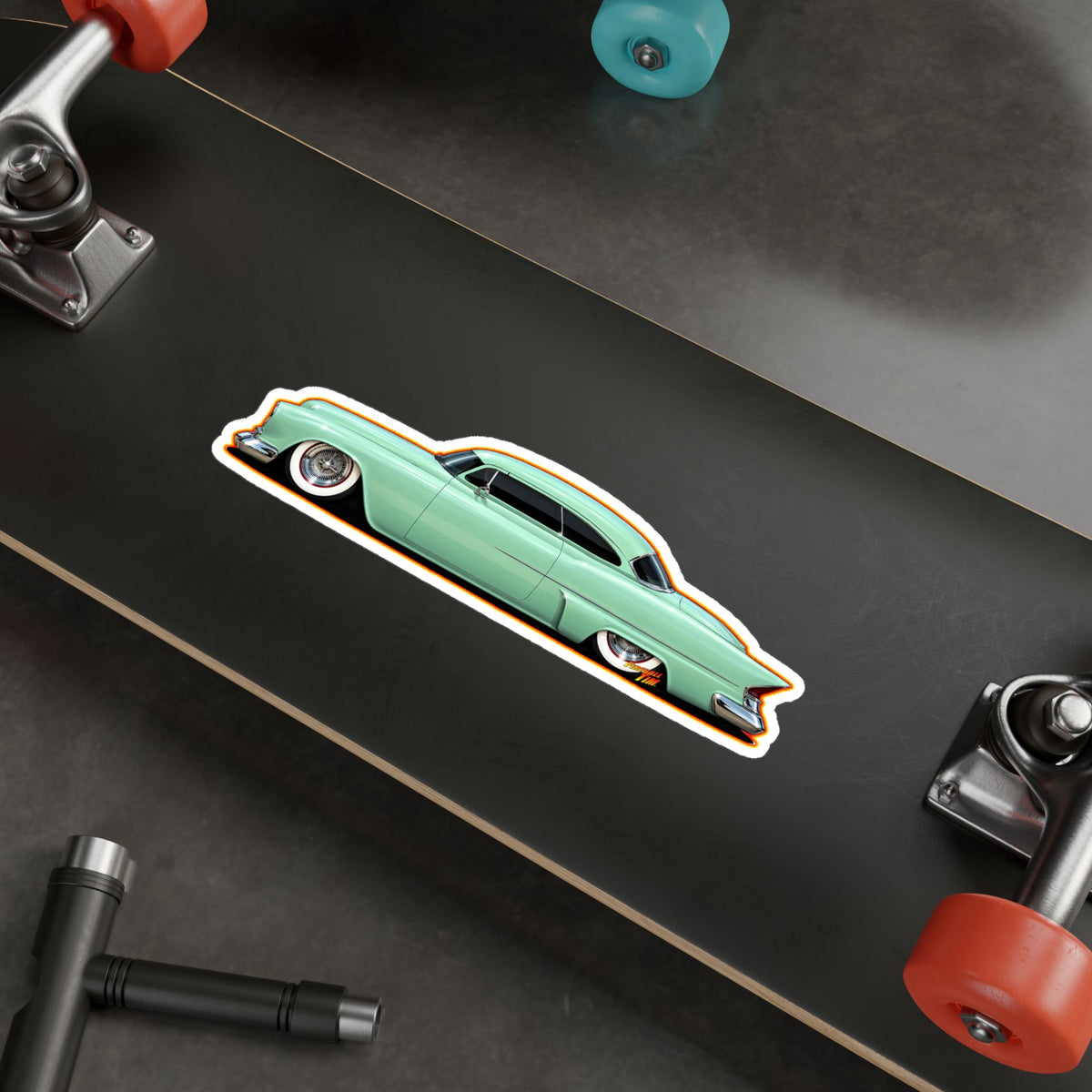 BUICK 1953 Kustom Special Collectible Fireball Art Stickers in 4 Sizes
