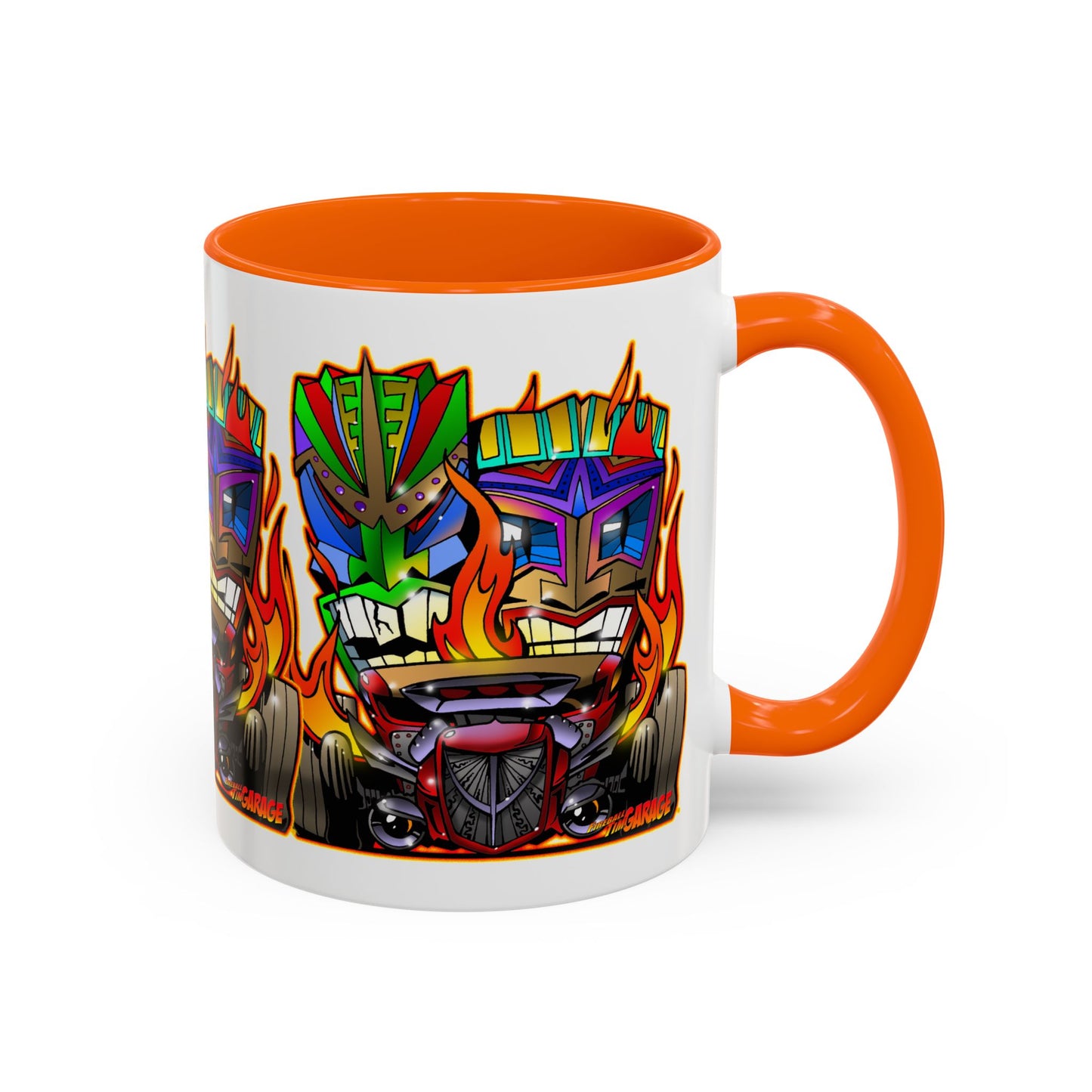 HOT ROD TIKI Collectible Art Coffee Mug 2 Sizes 4 Colors
