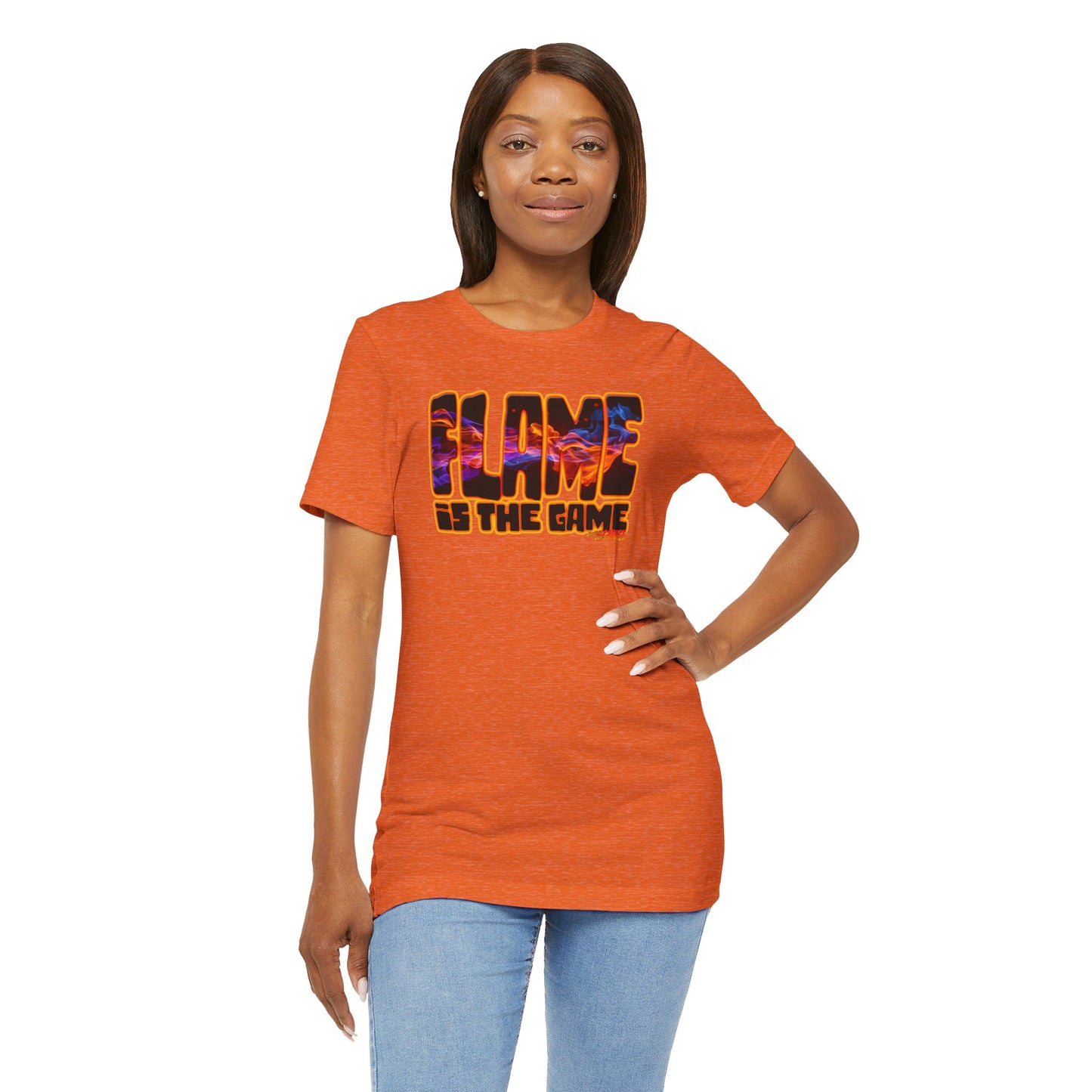 FLAME IS THE GAME Fireball Tim Garage Official Short Sleeve Tee 13 Colors